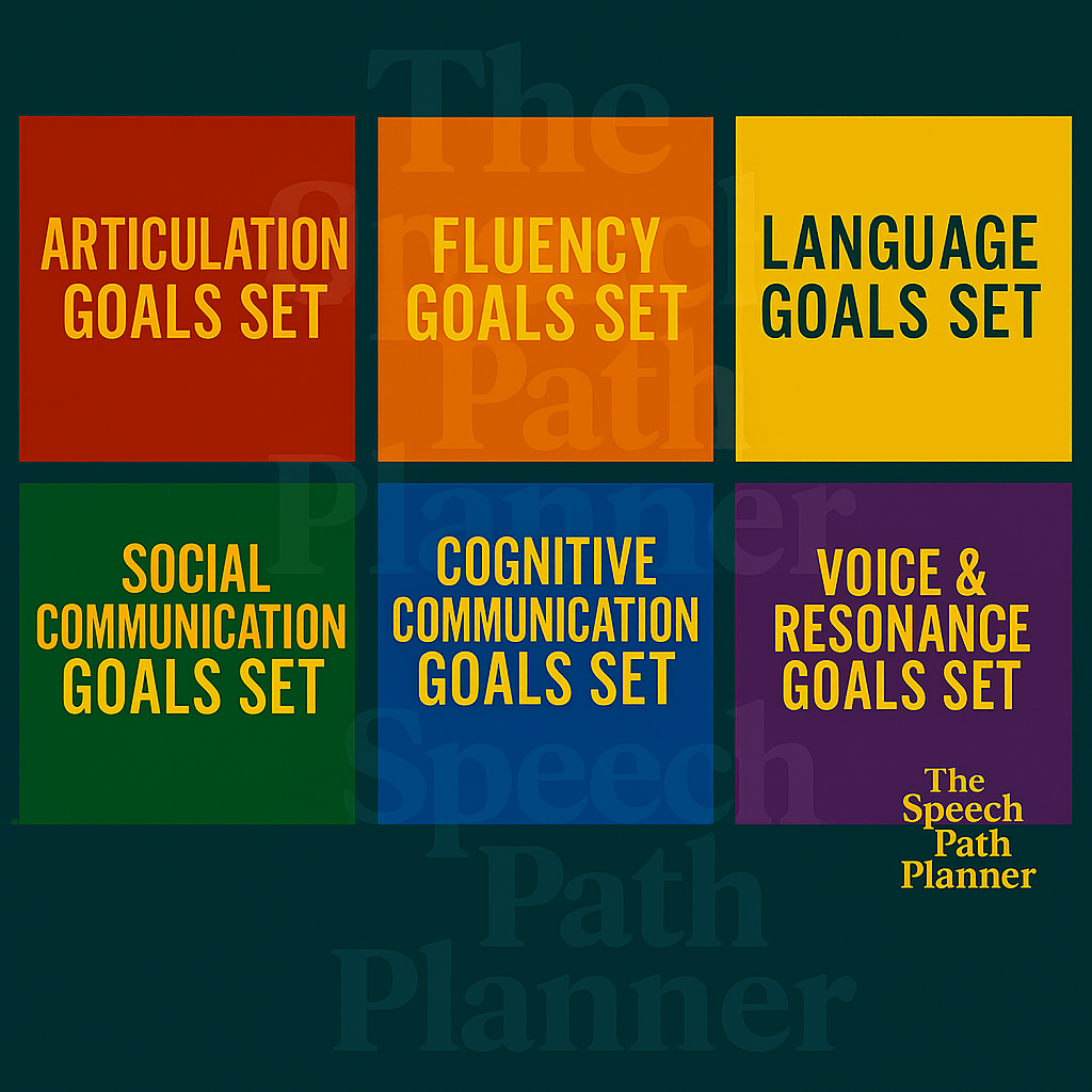 Complete Speech & Language Goal Bundle | 100+ SMART IEP Goals for Articulation, Fluency, Language, Cognitive, Voice & Social Skills | The Speech Path Planner