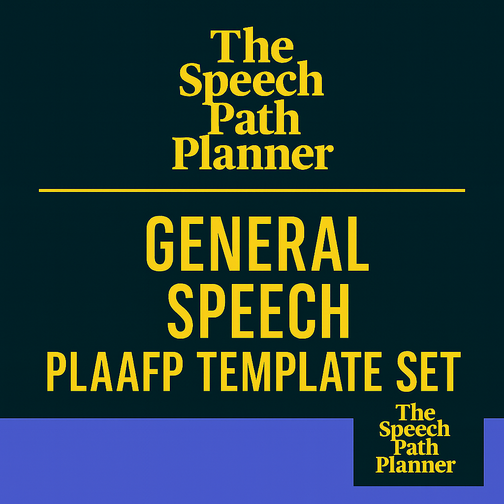 General Speech PLAAFP Templates