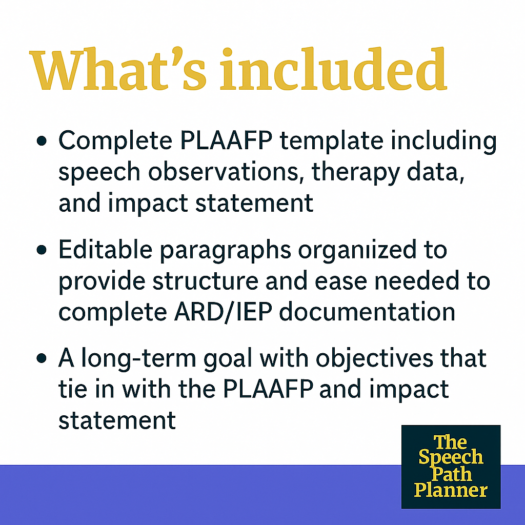 Language PLAAFP Template Set